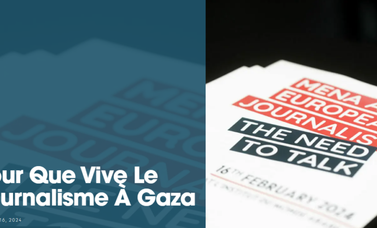 Pour que vive le journalisme à Gaza: RSF et la FIJ lancent un appel solennel à la communauté internationale