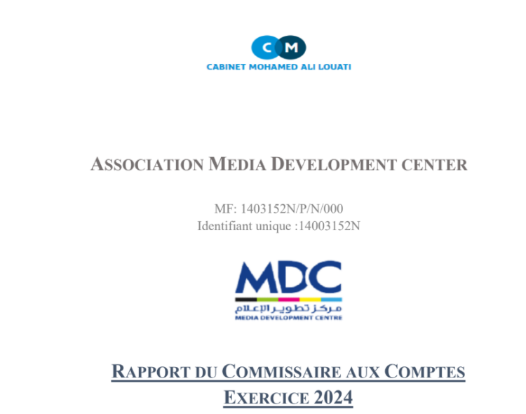 Rapport du commissaire aux comptes exercice 2024